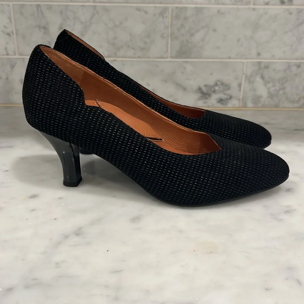 L'Amour Des Pieds - Bambell Pumps‎ In Color Black Raindrop Sz 8.5